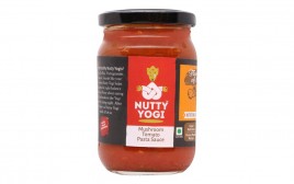 Nutty Yogi Mushroom Tomato Pasta Sauce  Glass Jar  270 grams